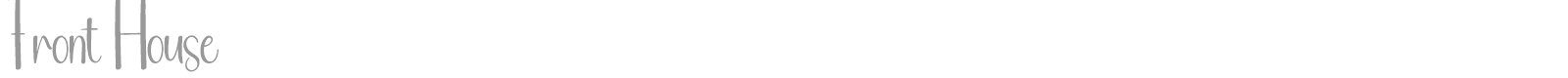 Front House font preview